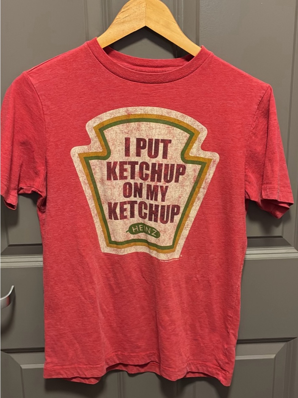 Old Navy Red Kids Graphic Tee 'I Put Ketchup On My Ketchup'